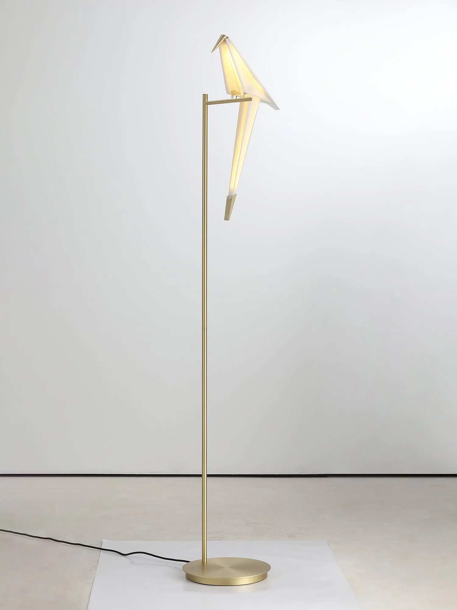 Paper Crane Bird Floor Lamp