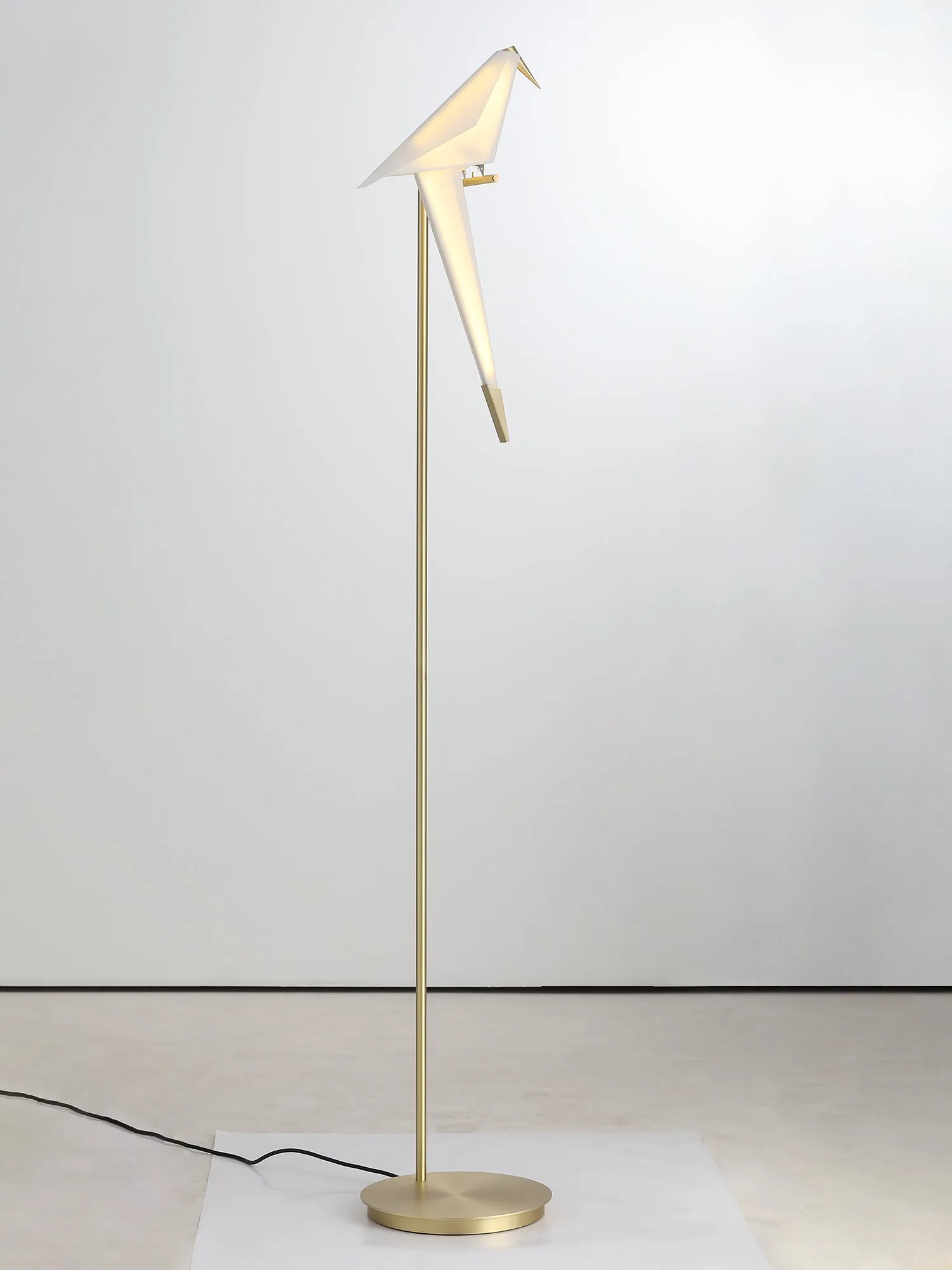 Paper Crane Bird Floor Lamp