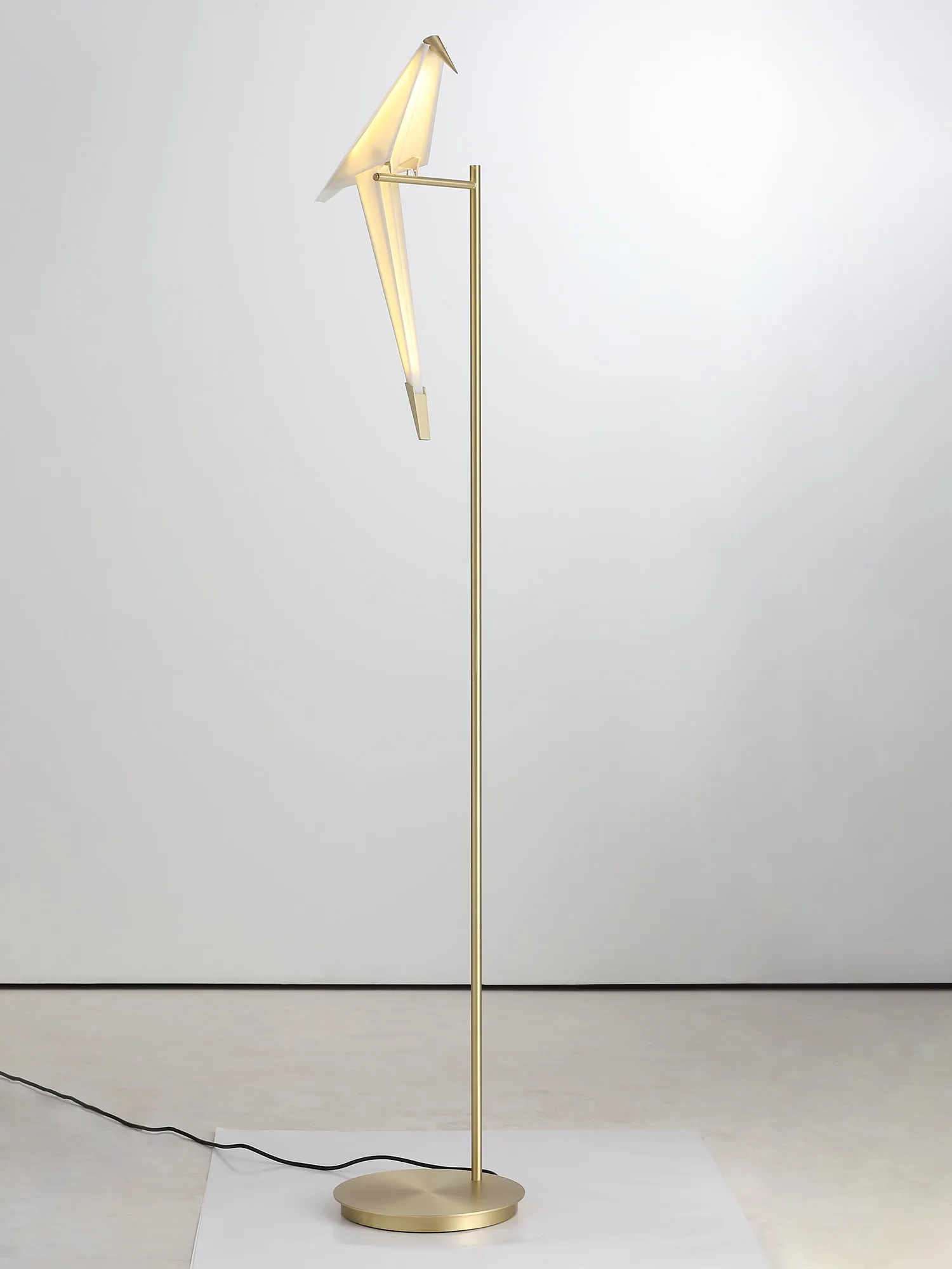 Paper Crane Bird Floor Lamp