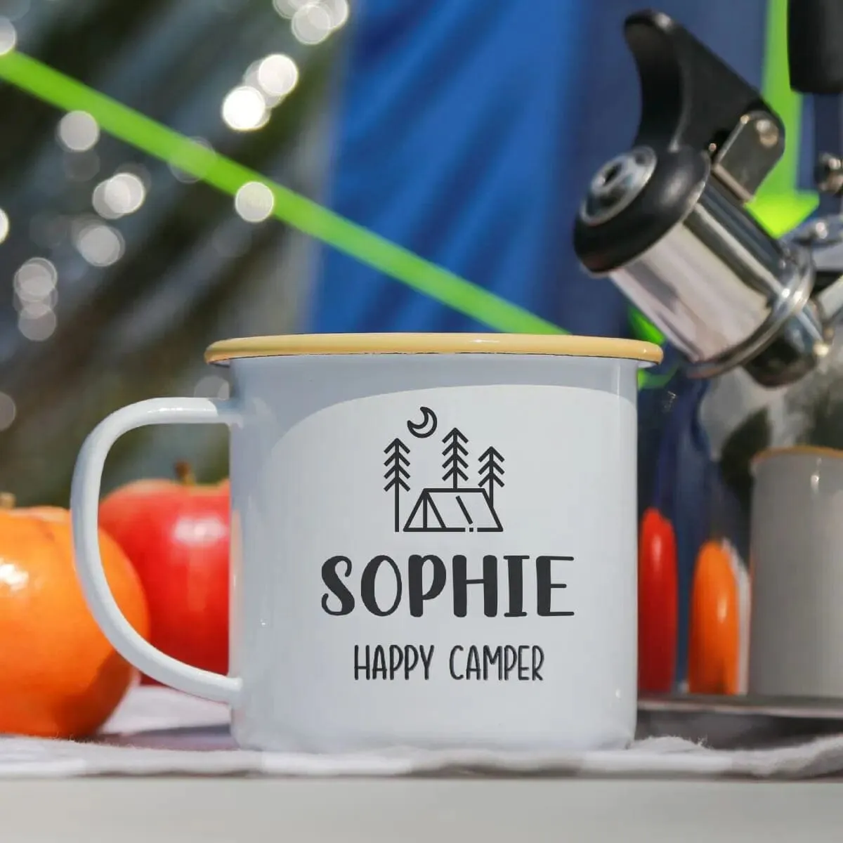 Personalised Enamel Camping Mug