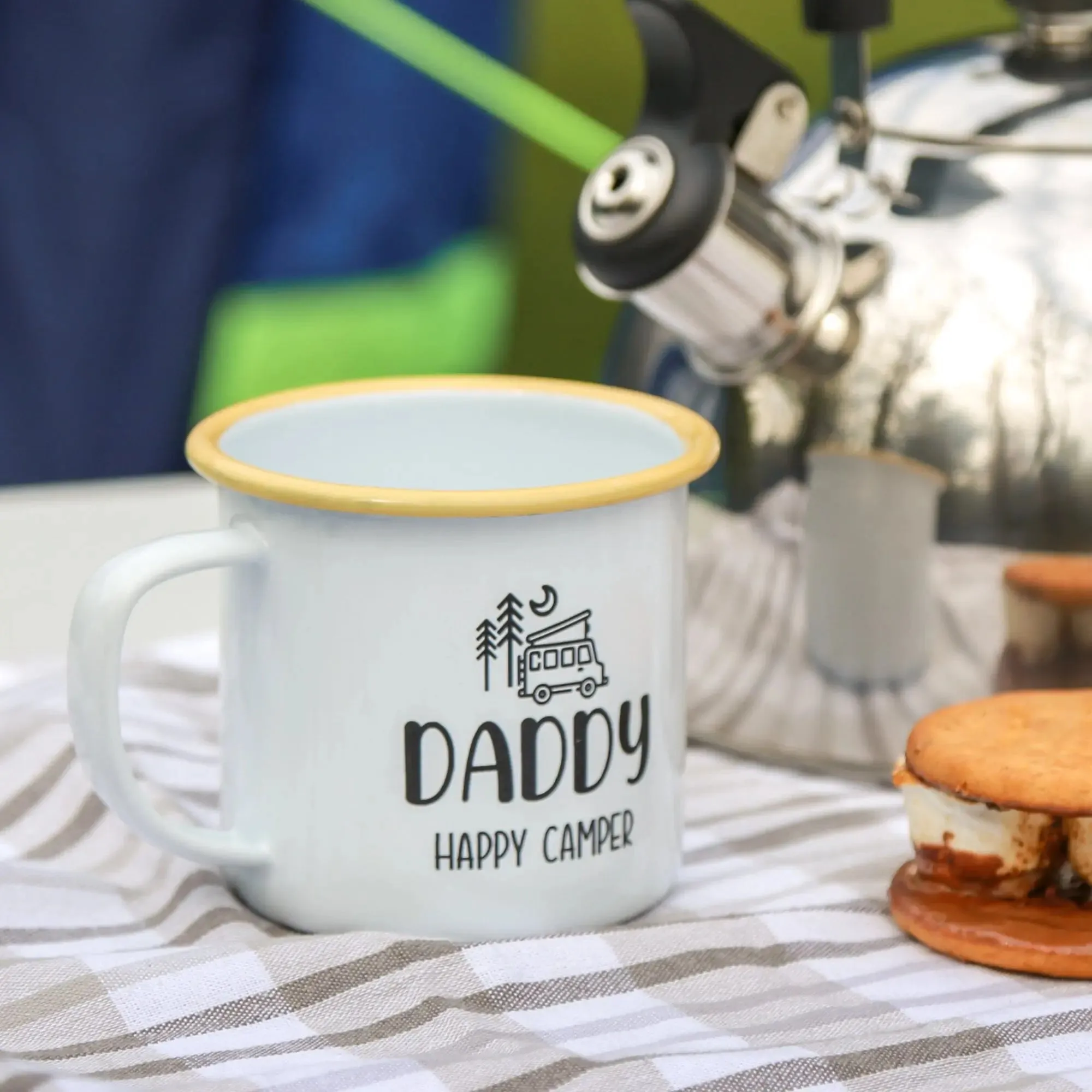 Personalised Enamel Camping Mug