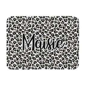 Personalized Name Blanket -  Leopard