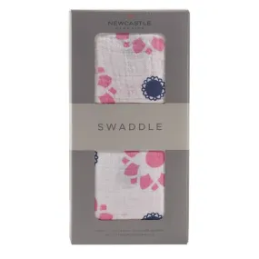 Primrose Indigo Swaddle