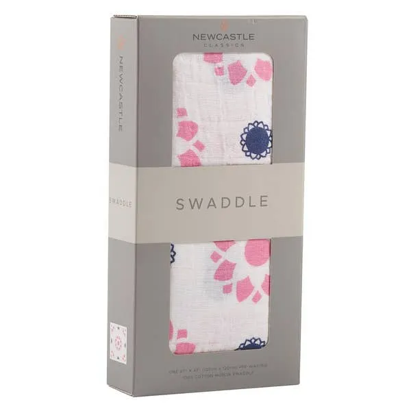 Primrose Indigo Swaddle