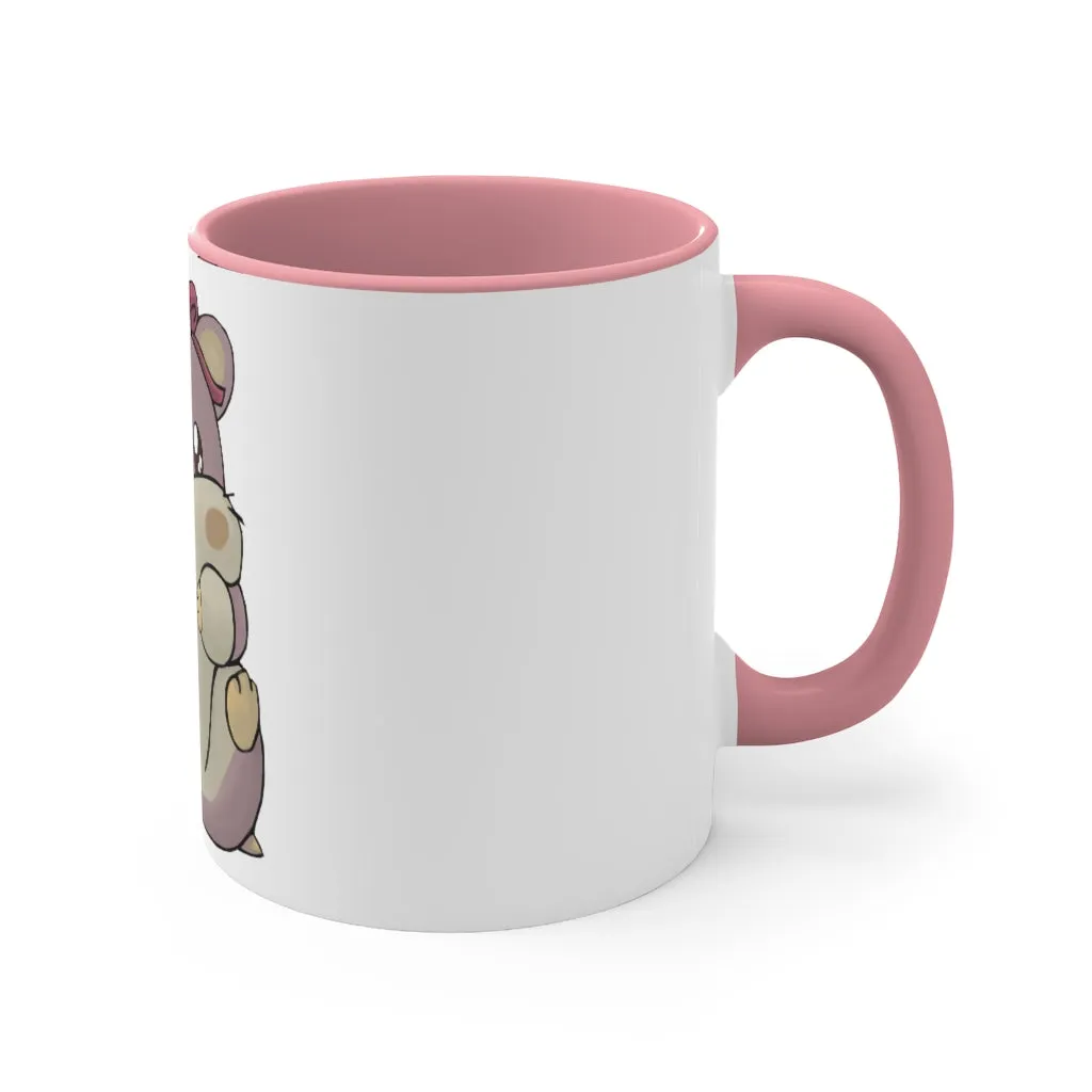 Purple Hamster Accent Coffee Mug, 11oz