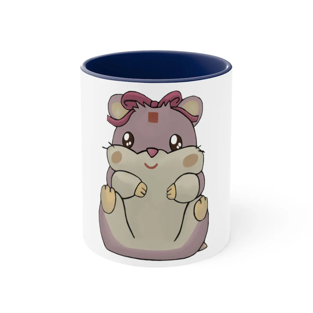 Purple Hamster Accent Coffee Mug, 11oz