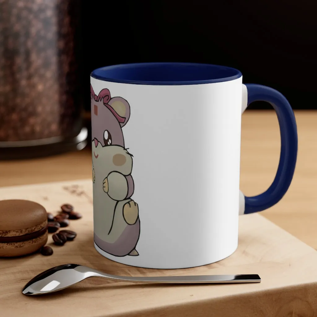 Purple Hamster Accent Coffee Mug, 11oz