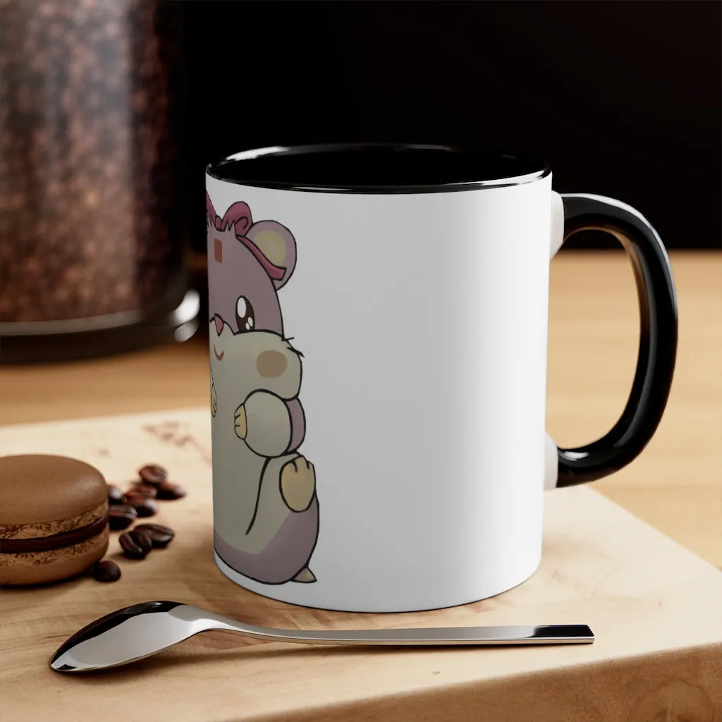 Purple Hamster Accent Coffee Mug, 11oz