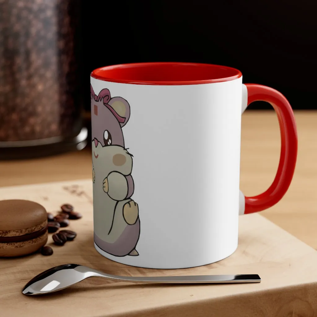 Purple Hamster Accent Coffee Mug, 11oz