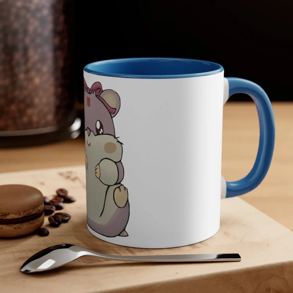 Purple Hamster Accent Coffee Mug, 11oz