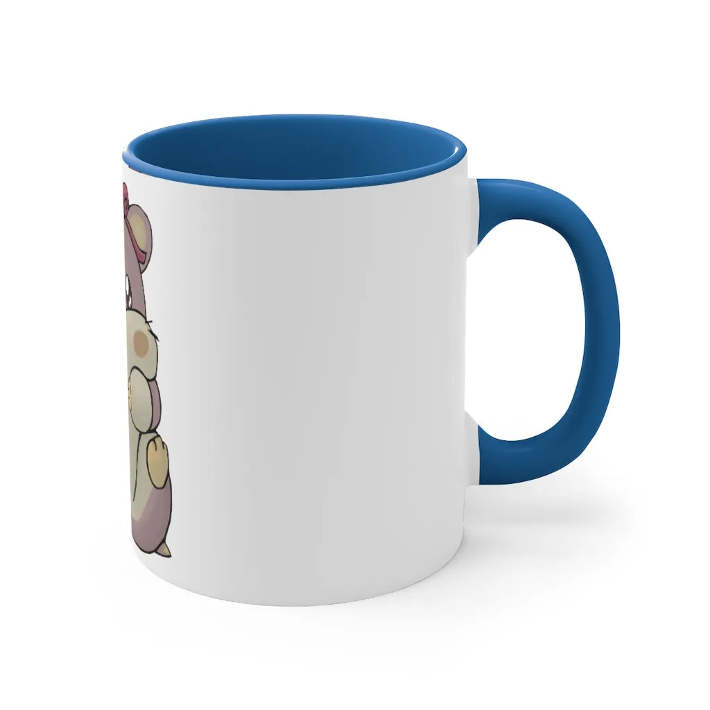 Purple Hamster Accent Coffee Mug, 11oz