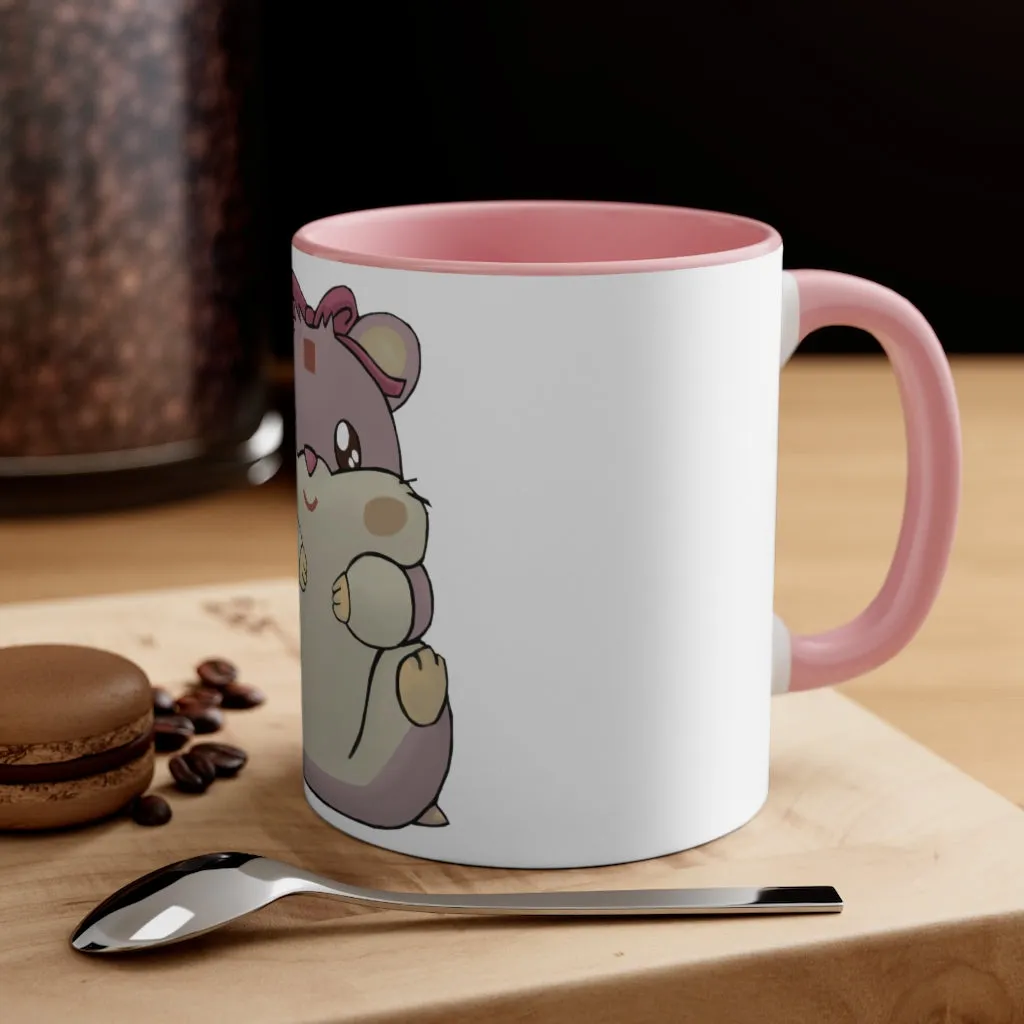 Purple Hamster Accent Coffee Mug, 11oz