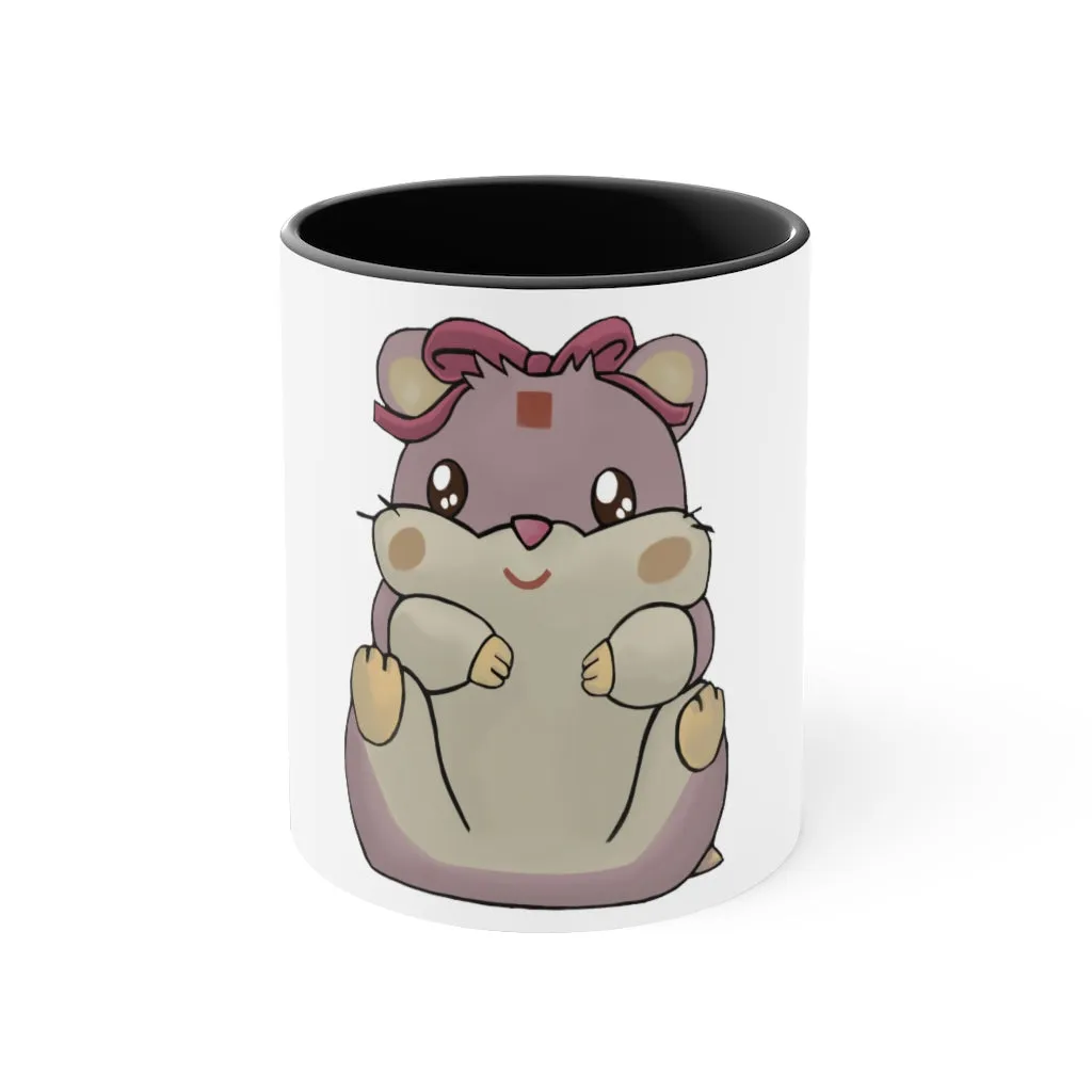 Purple Hamster Accent Coffee Mug, 11oz