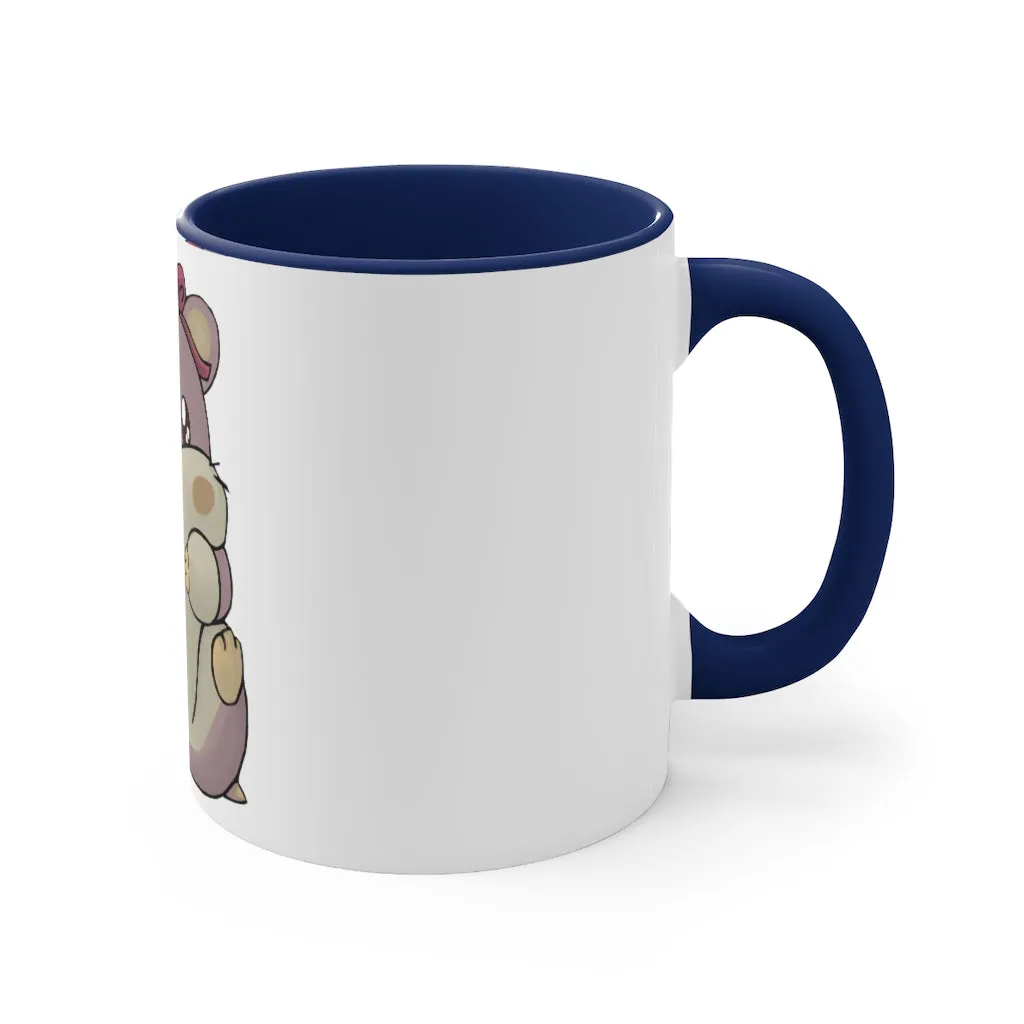 Purple Hamster Accent Coffee Mug, 11oz