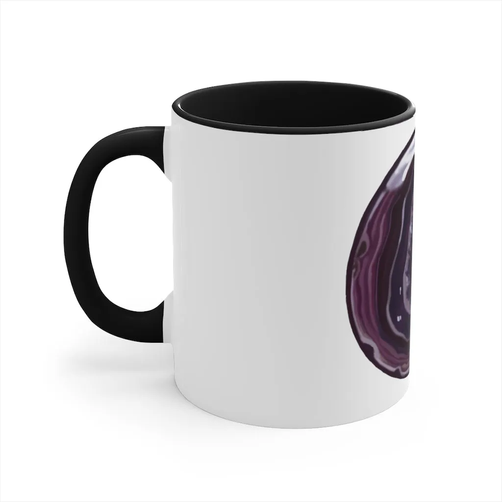 Purple Rock Accent Coffee Mug, 11oz