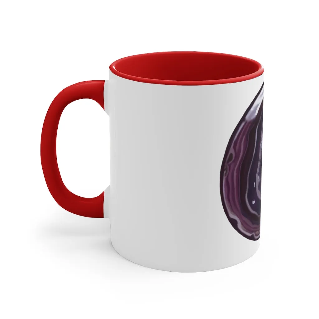 Purple Rock Accent Coffee Mug, 11oz