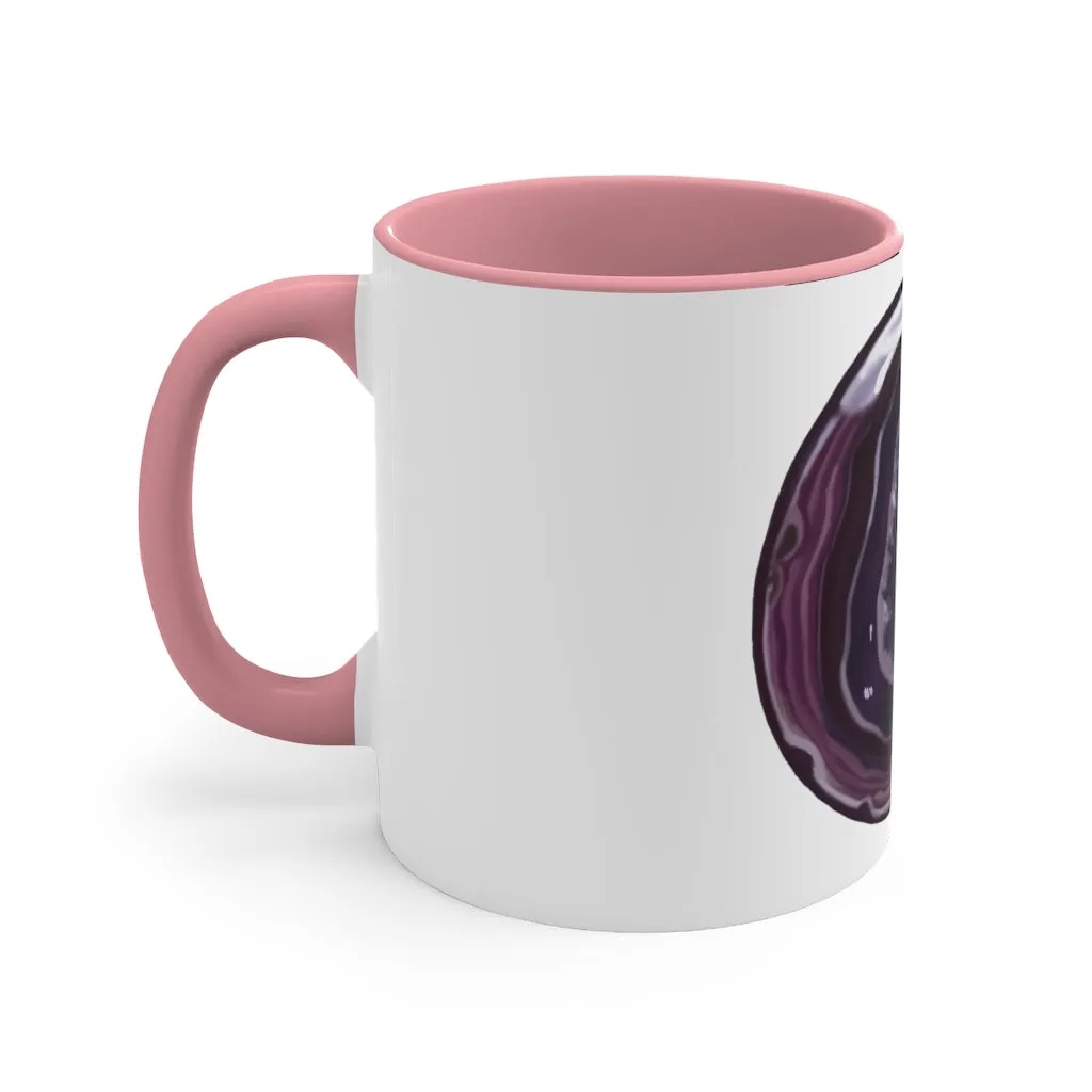 Purple Rock Accent Coffee Mug, 11oz