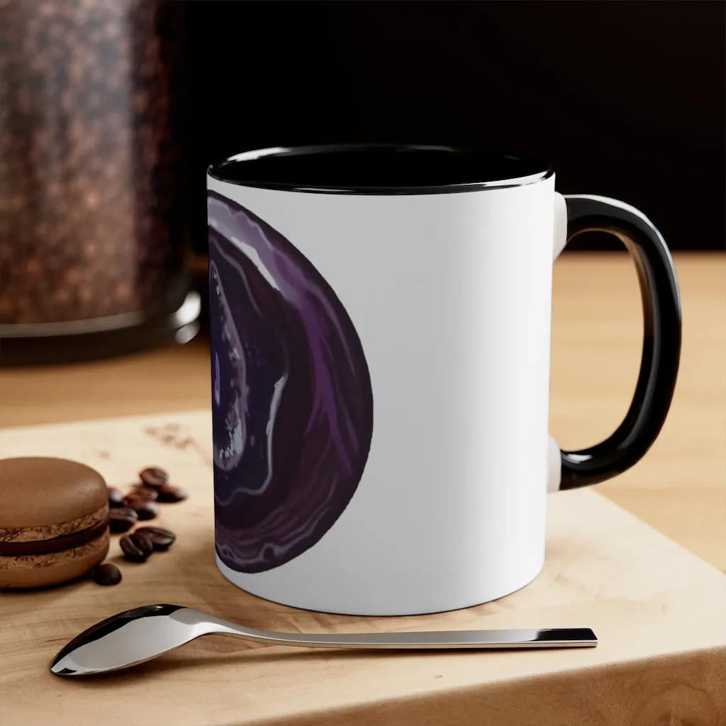 Purple Rock Accent Coffee Mug, 11oz