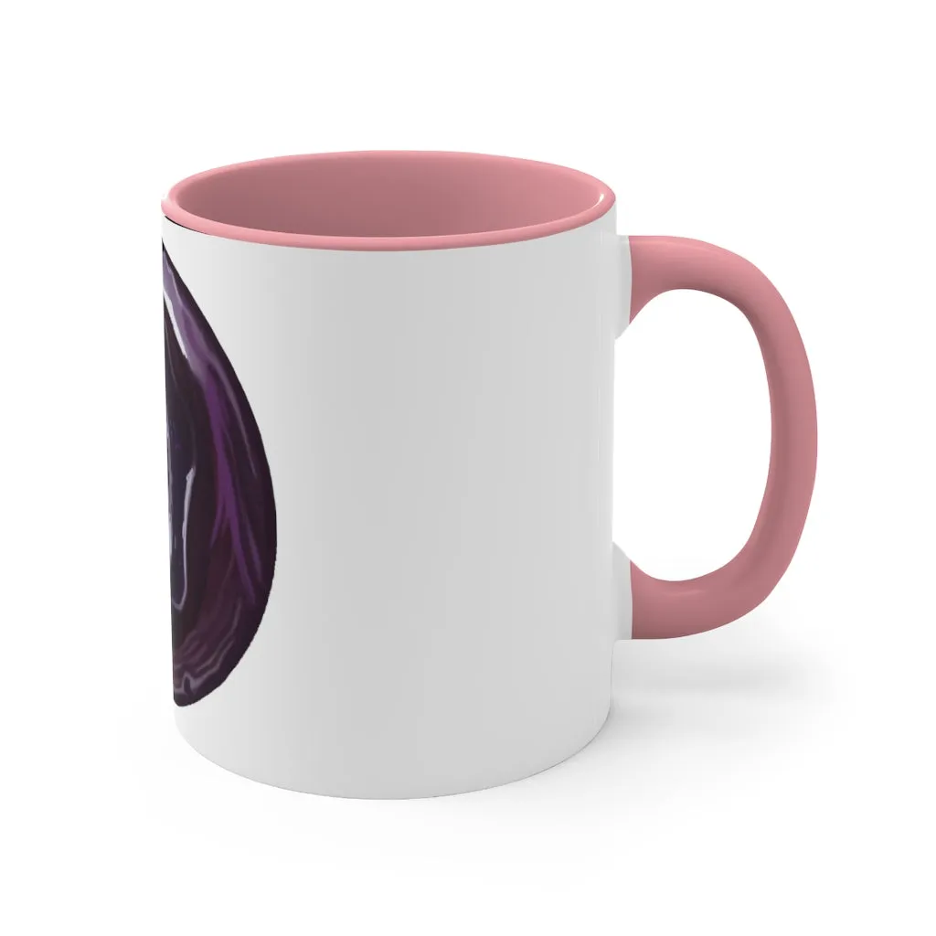 Purple Rock Accent Coffee Mug, 11oz