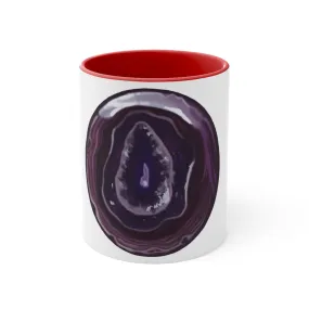 Purple Rock Accent Coffee Mug, 11oz