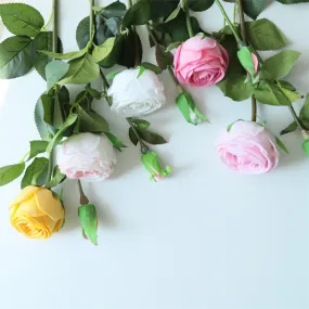 Real Looking Fake Flowers Realistic Cabbage Roses