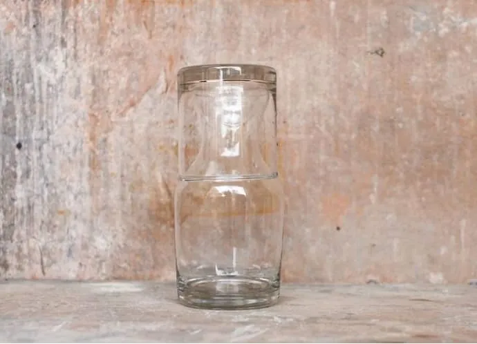 Recycled Glass Carafe With Tumbler