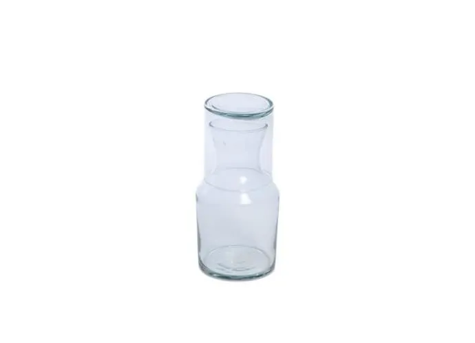 Recycled Glass Carafe With Tumbler