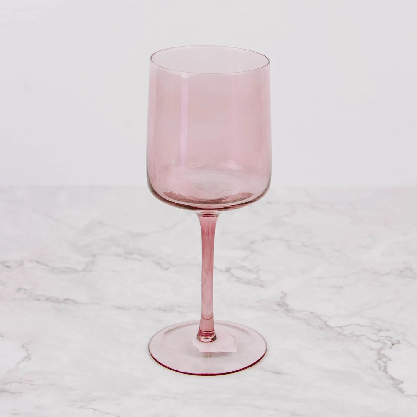 Retro Colored Wine Glass