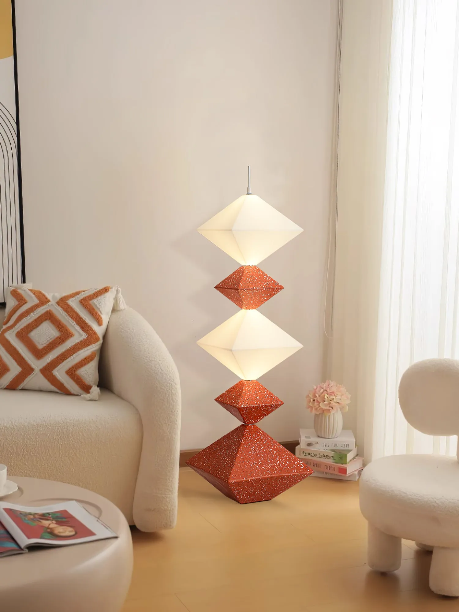 Rhombus Cube Floor Lamp