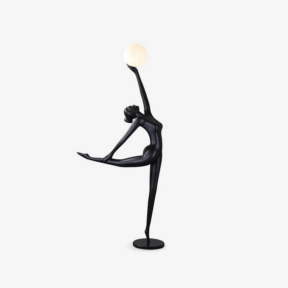 Rhythmic Gymnast Sculpture Floor Lamp