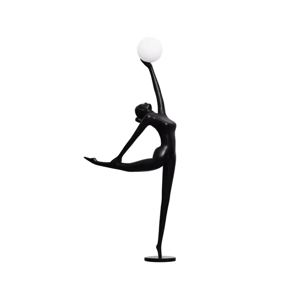 Rhythmic Gymnast Sculpture Floor Lamp