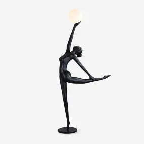 Rhythmic Gymnast Sculpture Floor Lamp