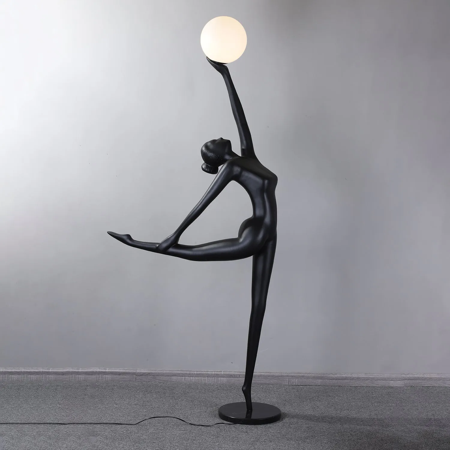 Rhythmic Gymnast Sculpture Floor Lamp