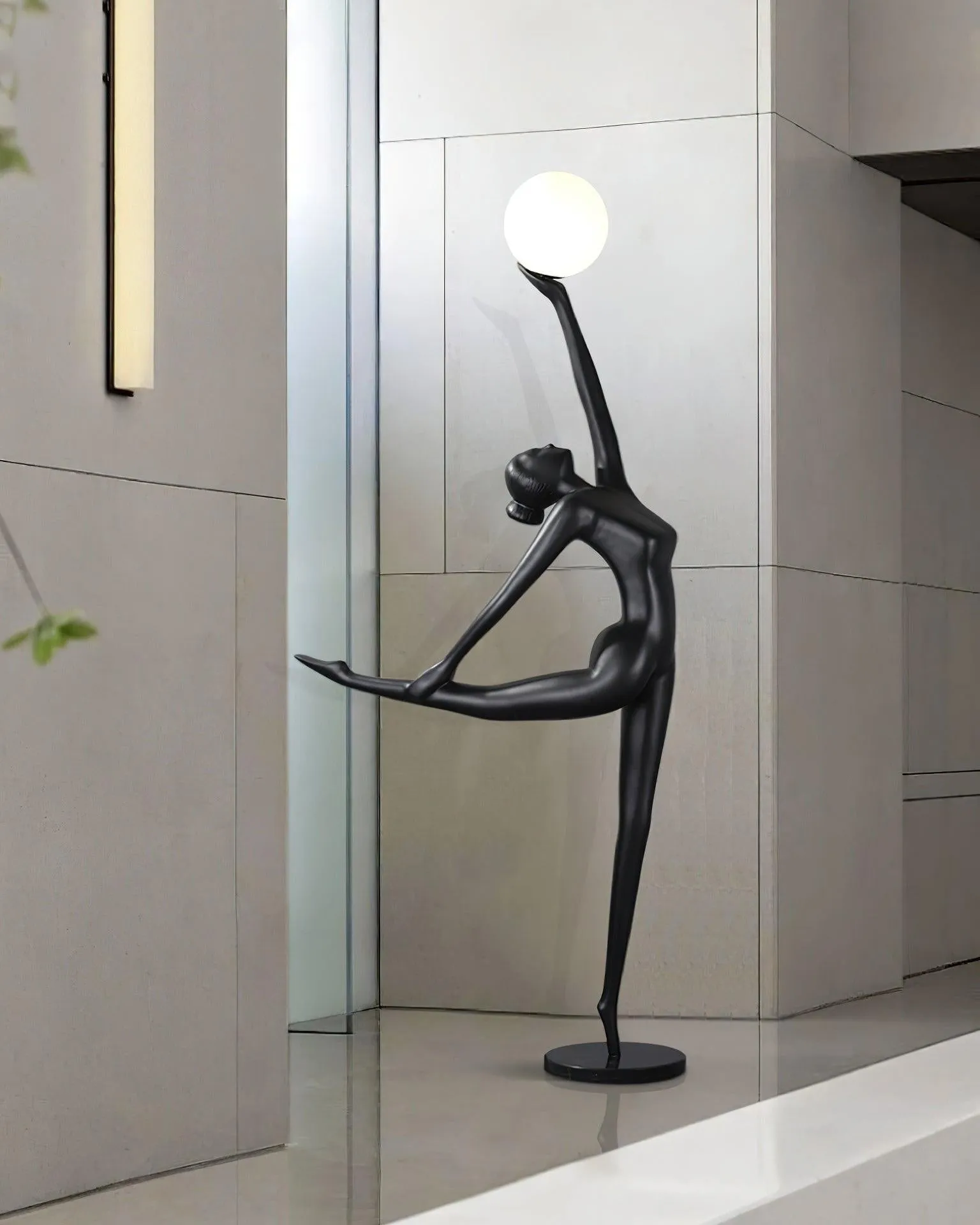 Rhythmic Gymnast Sculpture Floor Lamp