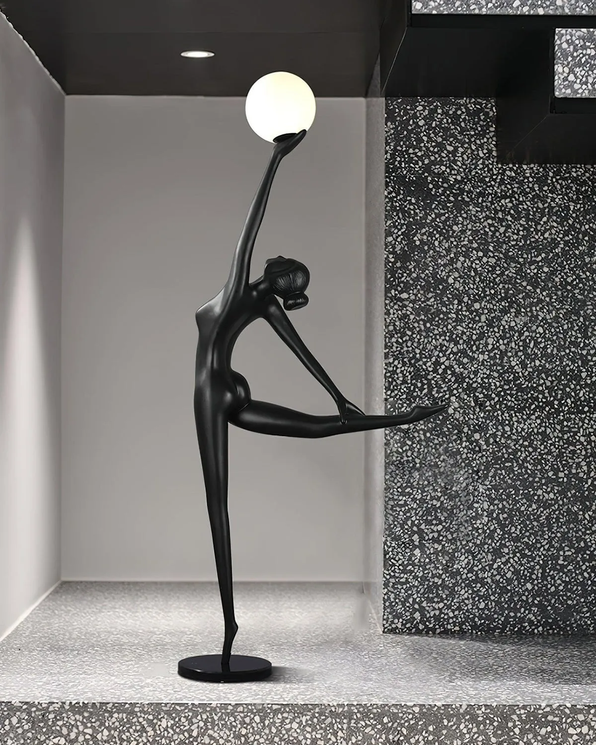 Rhythmic Gymnast Sculpture Floor Lamp