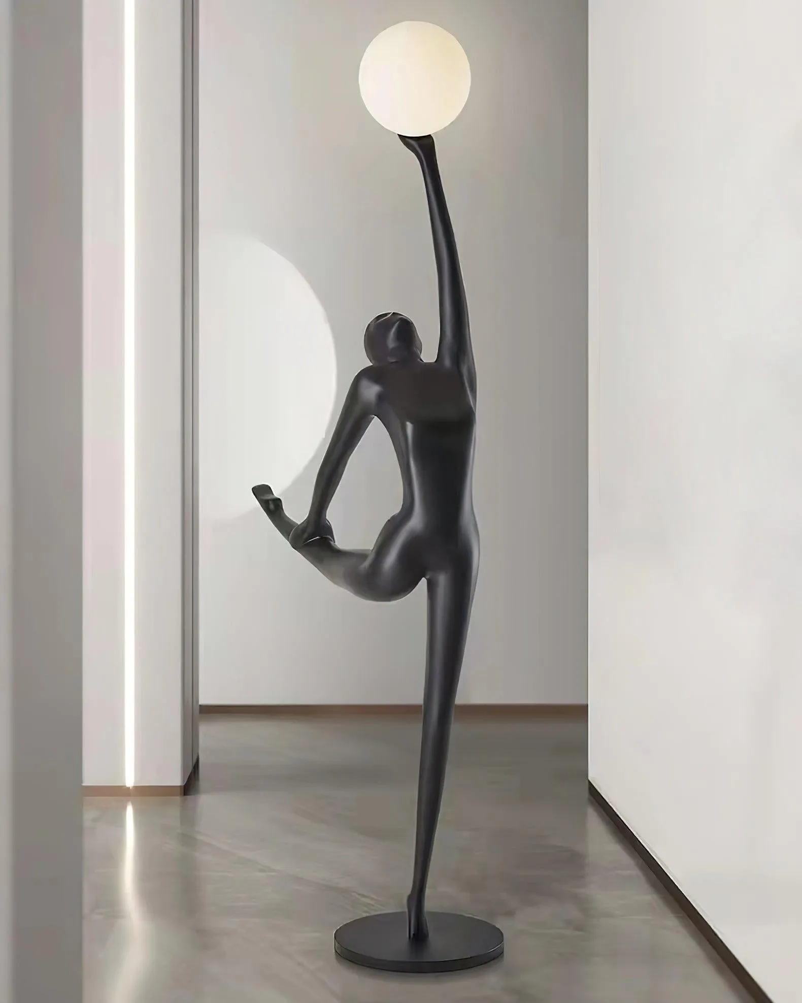 Rhythmic Gymnast Sculpture Floor Lamp