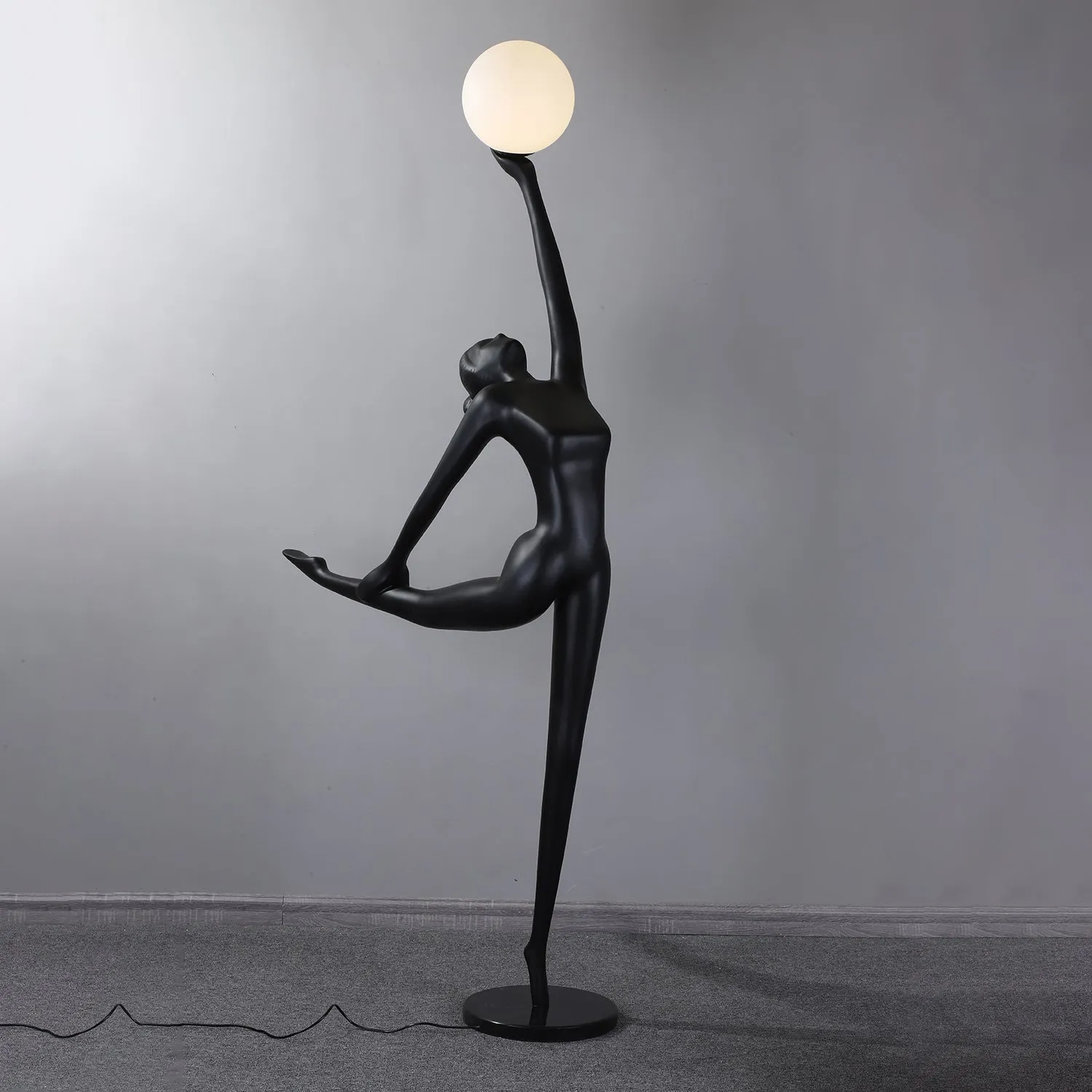 Rhythmic Gymnast Sculpture Floor Lamp