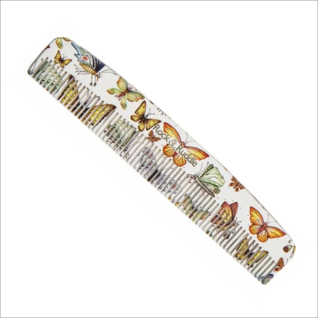 Rock & Ruddle Small Beautiful Butterflies Pocket Comb