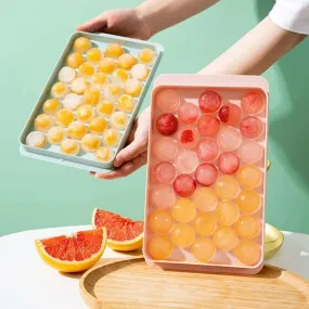 Round Ice Balls Maker Tray [BPA Free Plastic] | Cool Kitchen Items