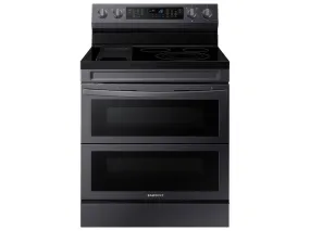 Samsung NE63A6751SG 6.3 cu. ft. Smart Freestanding Electric Range with Flex Duo™, No-Preheat Air Fry & Griddle in Black Stainless Steel