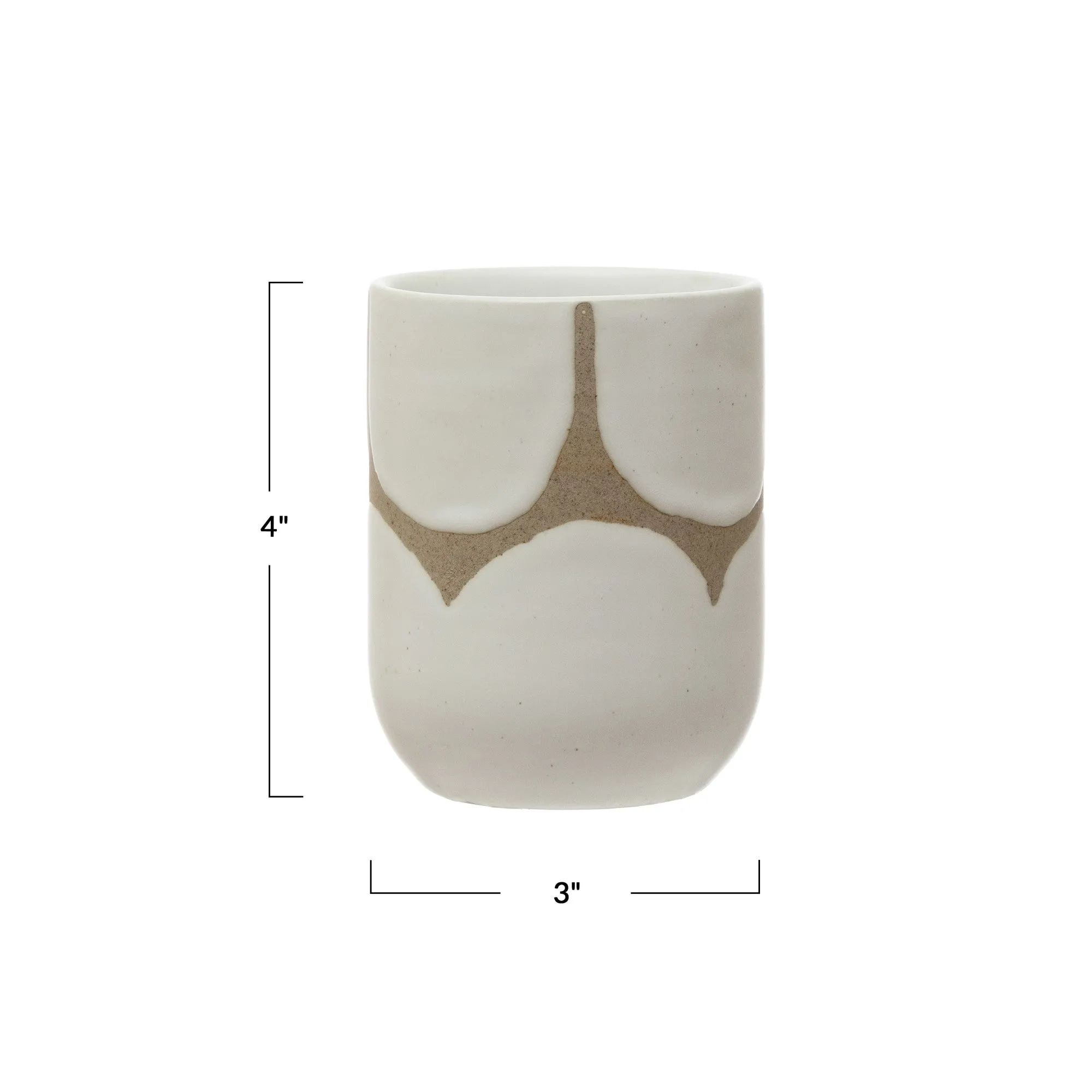 Scallop Stoneware Cup