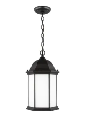 Sevier Collection - One Light Outdoor Pendant | Finish: Black - 6238751EN3-12