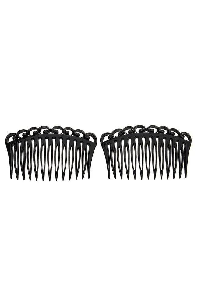 Small Filigree Side Comb Pair