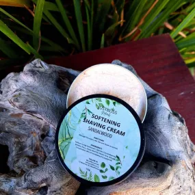 SOFTENING SHAVING CREAM: Sandalwood (100g)