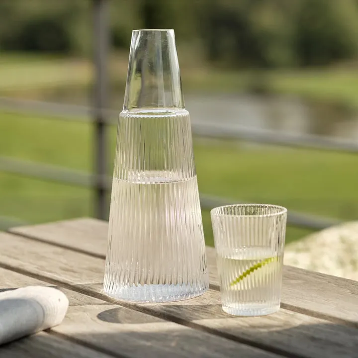 Stelton Pilastro Carafe 1L With Glass .2L