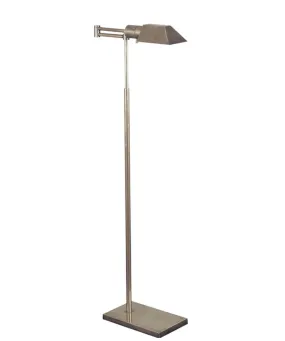 Studio Swing Arm Floor Lamp, Antique Nickel