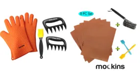 Summer End Clearance: Mockins 13 Piece Premium BBQ Bundle - Ships Quick!