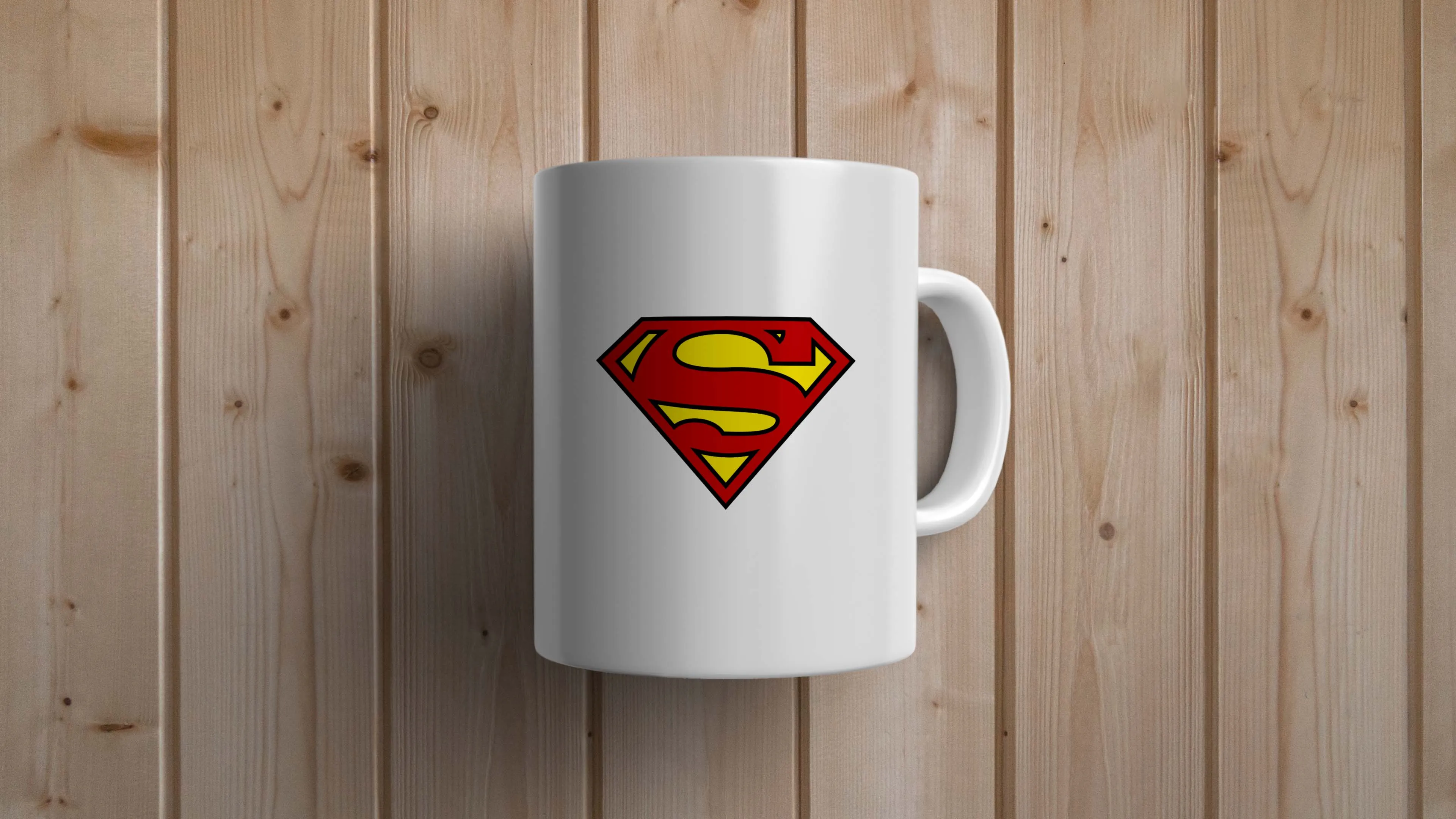 Superman Logo Design Mug