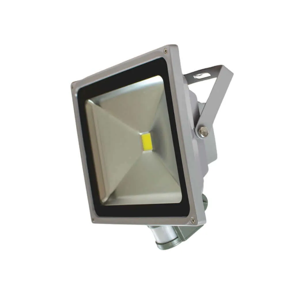 TCD - 50W 12V LED Waterproof Outdoor Motion Sensor Floodlight - Cold White