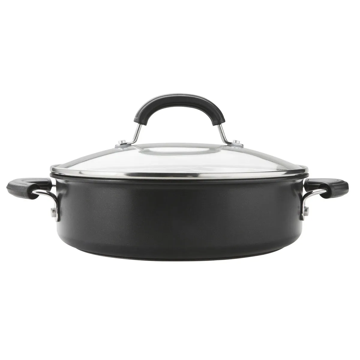 Total Non-Stick Sauteuse Pan & Lid - 28cm